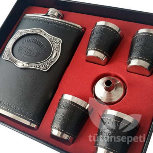Jack Daniels Matara Shot Bardağı Aksesuar Seti