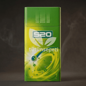 520 2 Ways Green Kalpli sigara - Mentol Yeşil Elma