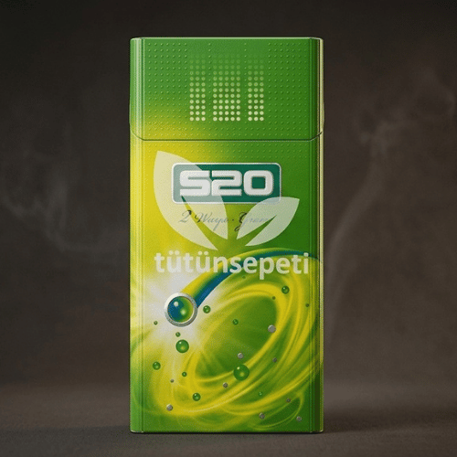 520 2 Ways Green Kalpli sigara - Mentol Yeşil Elma