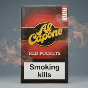 Al Capone Filter Red Pockets Sigarillo