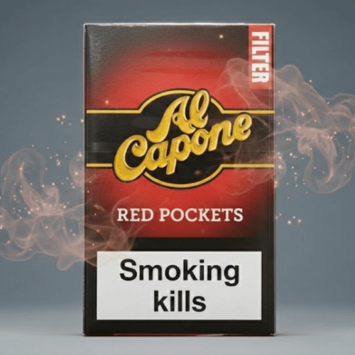 Al Capone Filter Red Pockets Sigarillo
