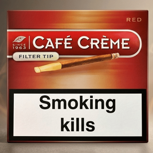 Cafe Creme Red Filter sigarillo - 10's