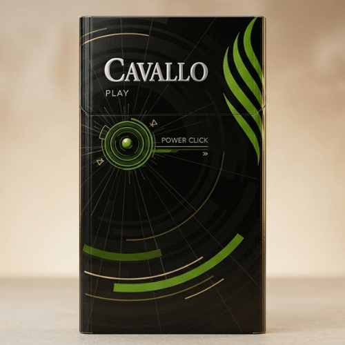 Cavallo Play Green Power ithal sigara - Yeşil Elma / Mentol