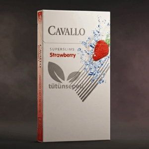 Cavallo Strawberry Superslim sigara - Çilek aromalı