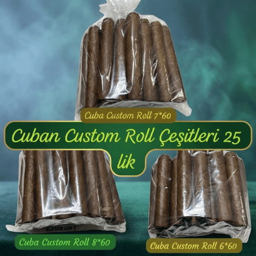 Cuban Custom Roll Çeşitleri 25's - Küba El Sarımı Purolar
