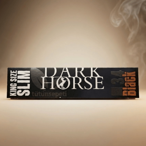 Dark Horse 34 Black King Size Slim Sarma Kağıdı