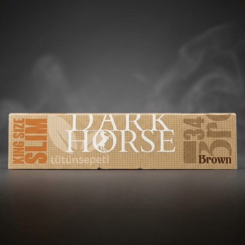 Dark Horse 34 Brown King Size Slim Sarma Kağıdı