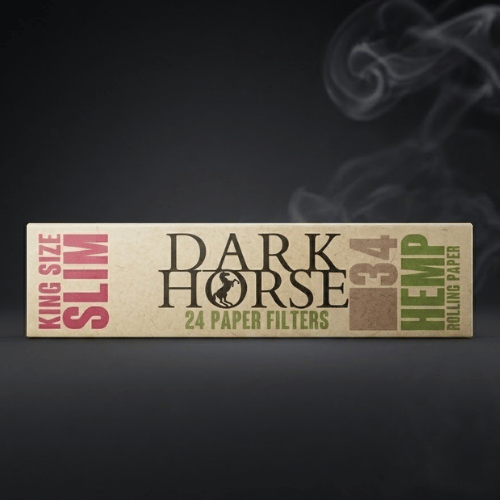 Dark Horse 34 Hemp King Size Slim kağıt - Zıvanalı