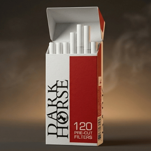 Dark Horse Extra Slim Full Flavour sarma filtresi - 5.7mm