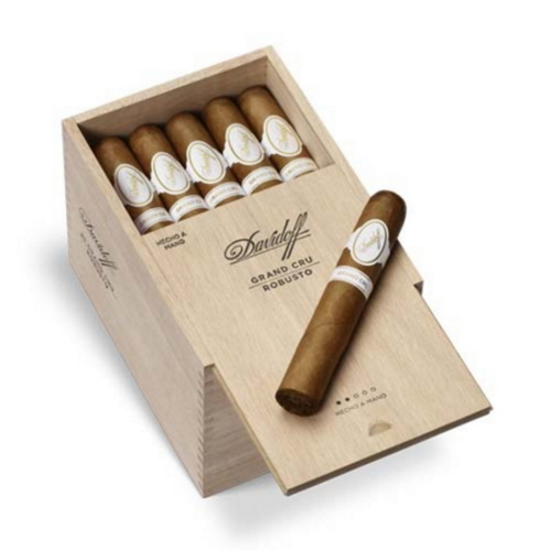 Davidoff Grand Cru Robusto Puro - 25's Ahşap Kutu