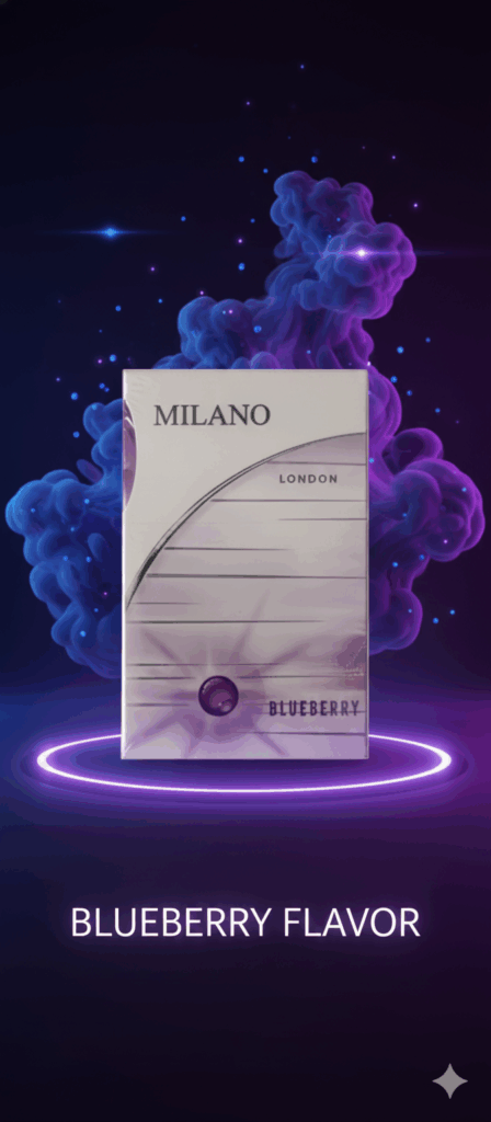 Milano Blueberry Superslim Sigara - Yaban Mersini Aromalı
