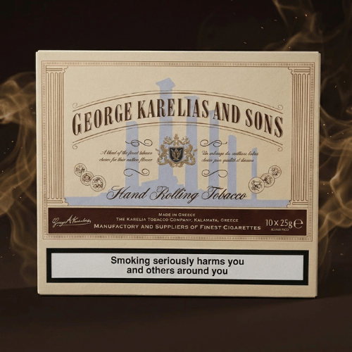 George Karelias And Sons Light Tütün - 1 Box Karton - 25gr - ORİJİNAL FREESHOP