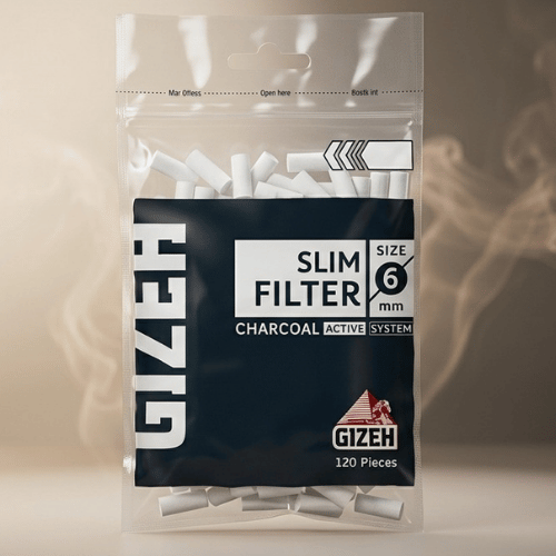 Gizeh Slim Kömürlü Poşet Sigara Sarma Filtresi