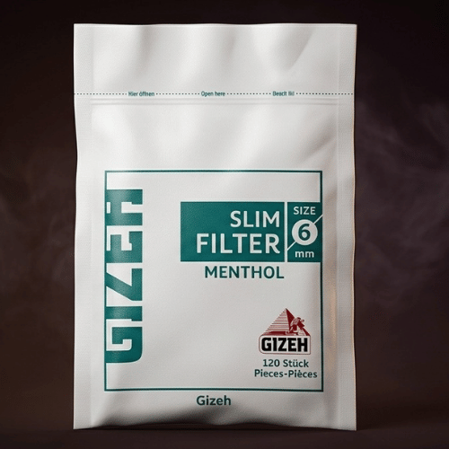 Gizeh Slim Mentol Poşet Sigara Sarma Filtresi