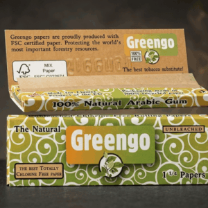Greengo Organik Unbleached Sigara Kağıdı - Tekli