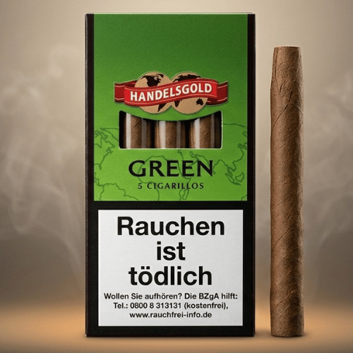 Handelsgold Green Apple Sigarillo - Yeşil Elma Aromalı
