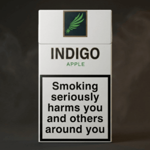 Indigo Apple ithal sigara - Elma aromalı