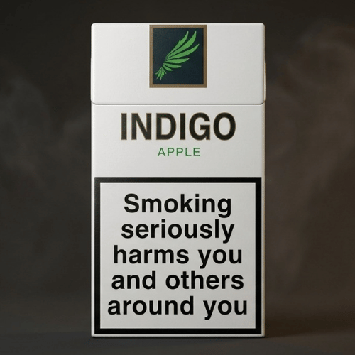 Indigo Apple ithal sigara - Elma aromalı