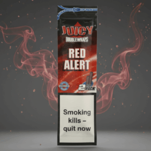 Juicy Double Wraps Red Alert Çilek Aromalı Puro Kağıdı