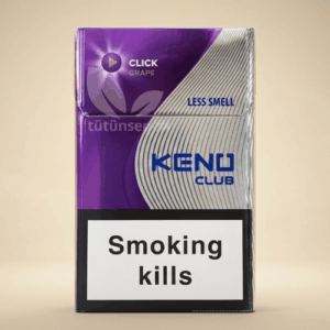 Keno Club Grape Click superslim ithal sigara - Siyah Üzüm