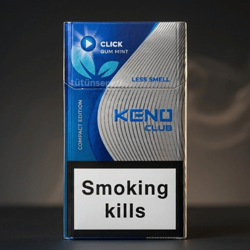 Keno Club Gum Mint Slender sigara - Damlasakızı ve Nane