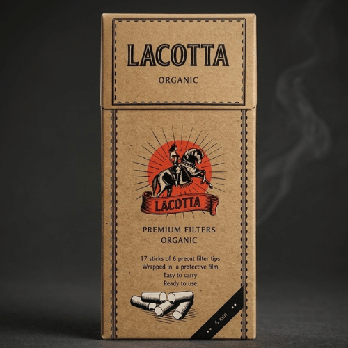 Lacotta Organik sigara sarma filtresi - 6mm