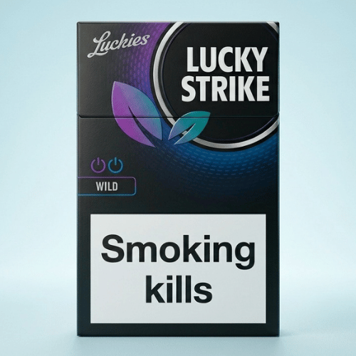 Lucky Strike Wild ithal sigara - Mentol ve Böğürtlen aromalı