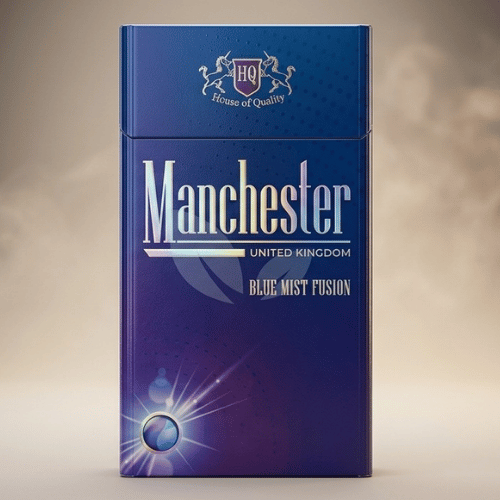 Manchester Blue Mist Fusion sigara - Yabanmersini ve Nane