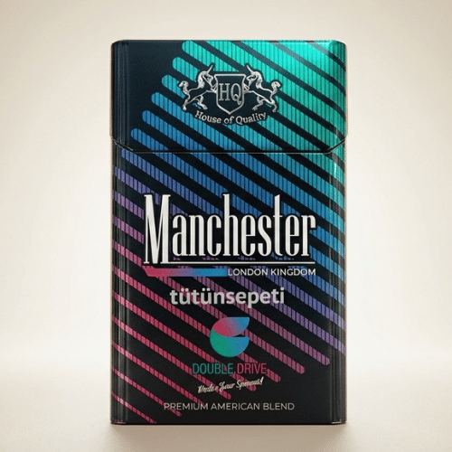 Manchester Double Drive sigara - Mentol ve Böğürtlen