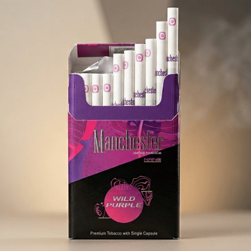 Manchester Nano Wild Purple Slim Sigara (Böğürtlen Aromalı)