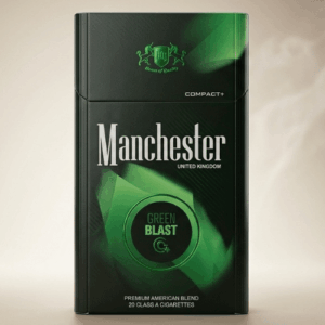 Manchester Queen Compact Green Blast Sigara