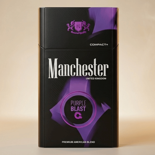 Manchester Queen Compact Purple Blast Sigara