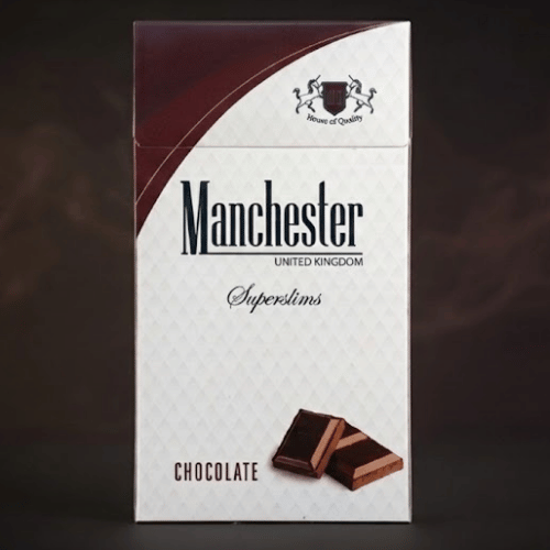 Manchester Superslims Chocolate sigara - Çikolata aromalı
