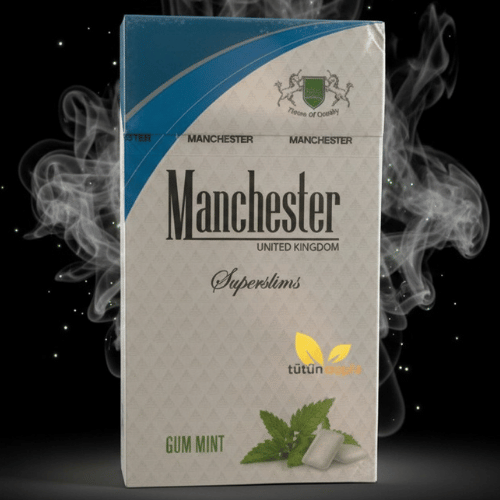 Manchester Superslims Gum Mint - Naneli Sakız Aromalı Sigara