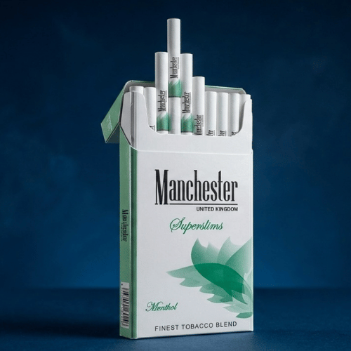 Manchester Superslims Menthol sigara - Mentol Aromalı