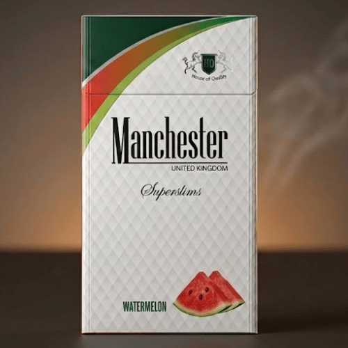 Manchester Superslims Watermelon sigara - Karpuz aromalı