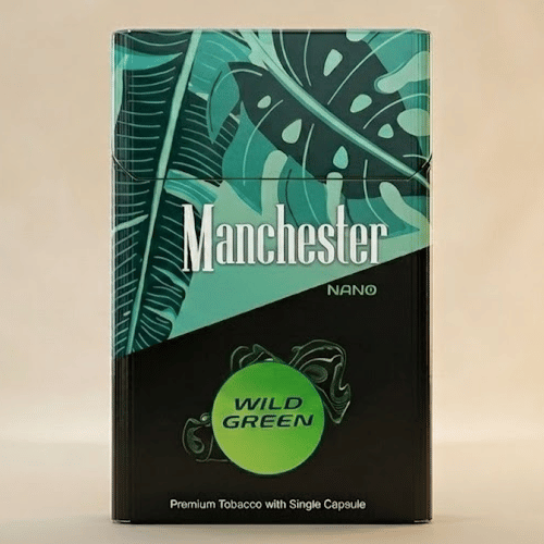 Manchester Wild Green Nano Superslim - Mentol aromalı
