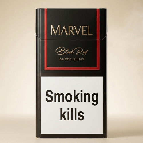 Marvel Black Red Superslim Sigara Kiraz Aromalı