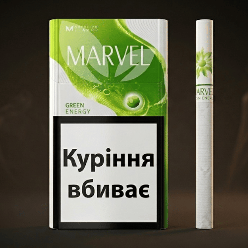 Marvel Compact Green Energy Click Sigara