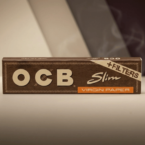 OCB King Size Virgin Paper Filter Kahverengi Zıvanalı