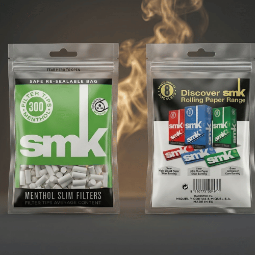 SMK Slim Mentollü Sigara Sarma Filtresi - 300 Adet
