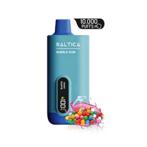 Saltica 10000 Bubble Gum Puff - Dijital ekranlı