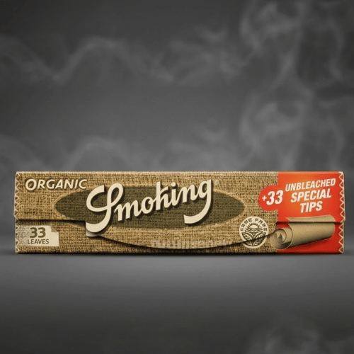 Smoking King Size Organic Sigara Kağıdı + Zıvanalı