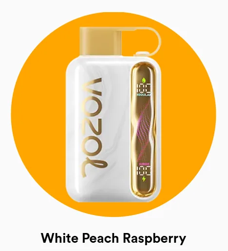 Vozol Star 40000 White Peach Raspberry
