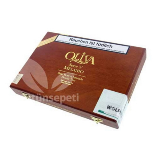 Oliva Serie V Melanio Double Toro Puro - 10´s Ahşap Kutu