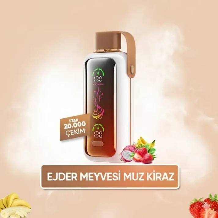 Vozol Star 20000 Puff - Dragon Strawnana